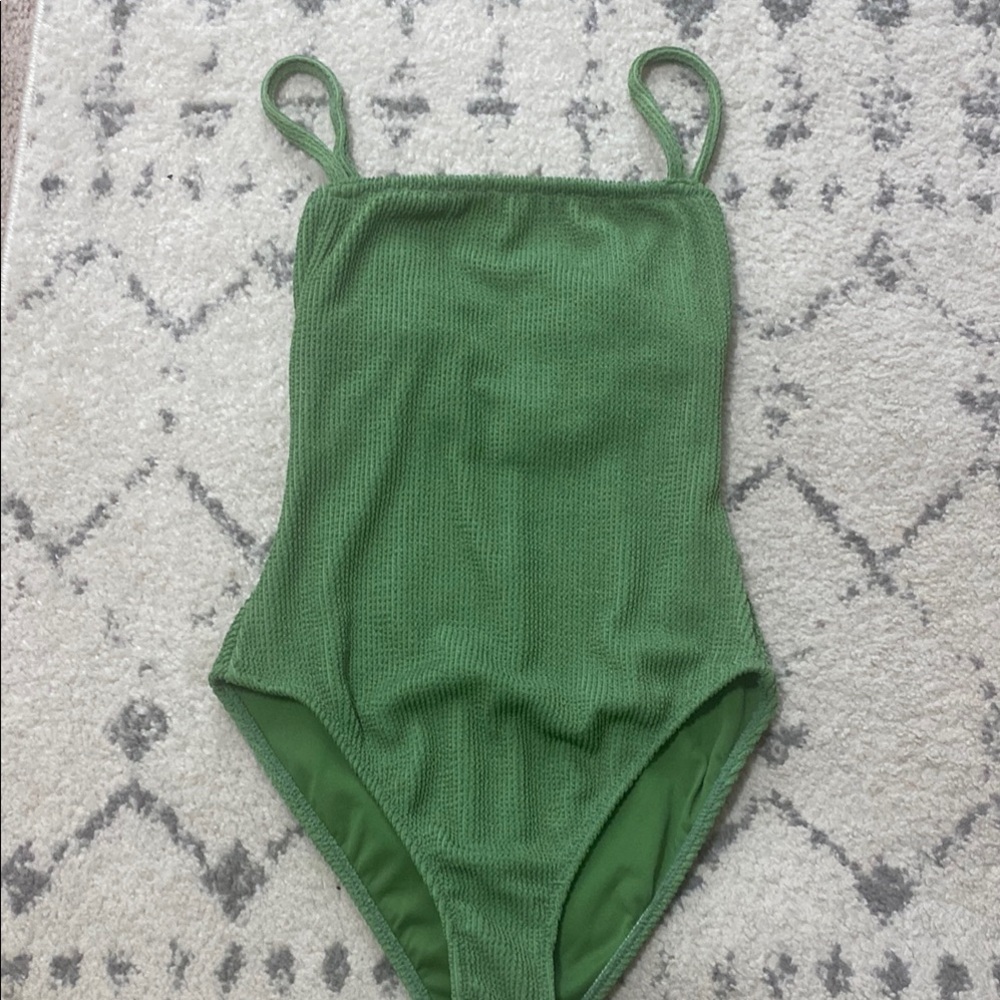 Shade & Shore Green One Piece Swimsuit